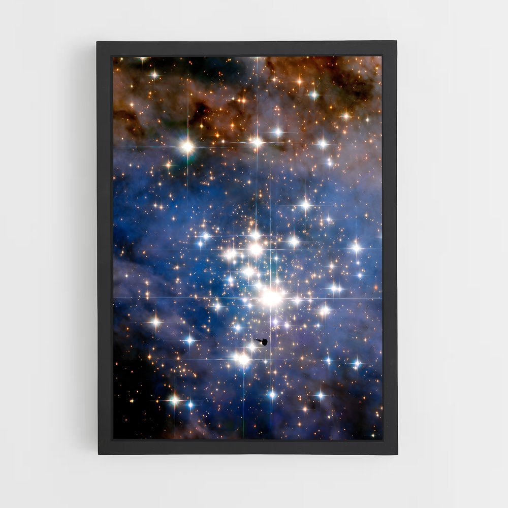 Poster Étoiles du Néant – affiche Nébuleuses (vue 2)